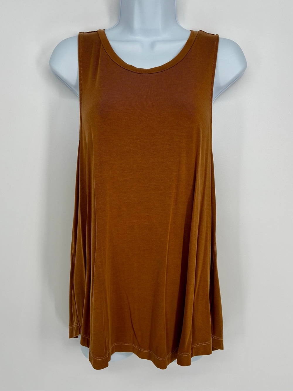 American Eagle Soft & Sexy Brown Tan Flowy Swing Tank Top Medium